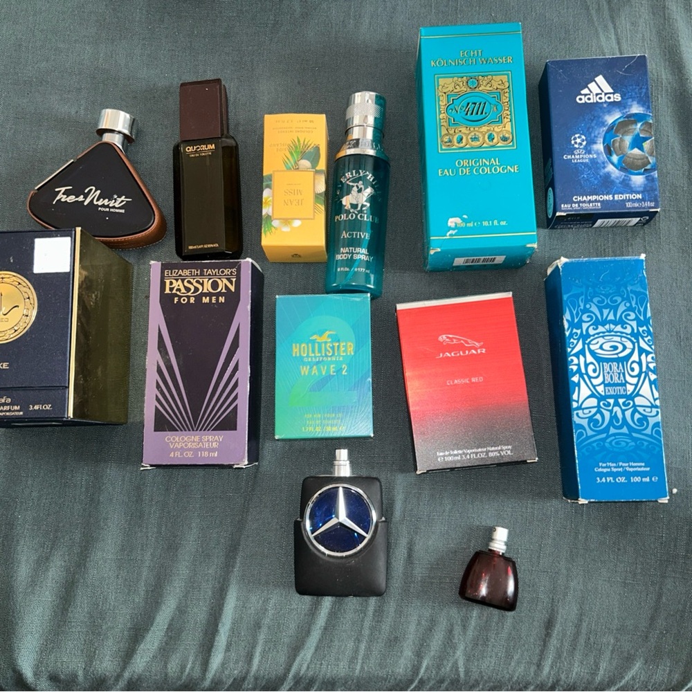 ✨😶‍🌫️Mix men fragranc3s / perfum3s lot bundle box 📦 great deal sm3ll good